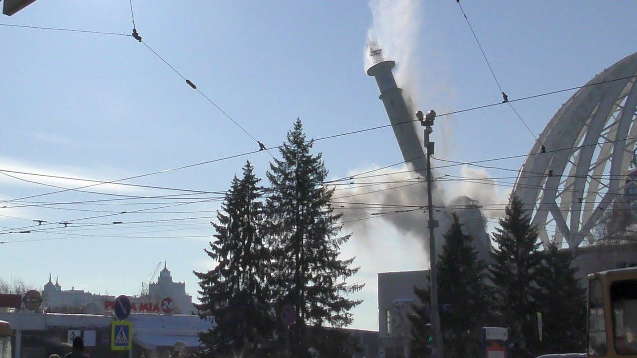 Снос телебашни в Екатеринбурге. 24 марта 2018 года. смотреть онлайн