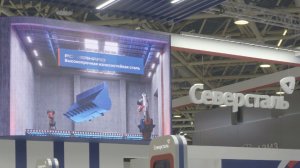 3D LED экран и мультимедийные презентации для стенда ПАО "Северсталь" на Металл-Экспо 2021