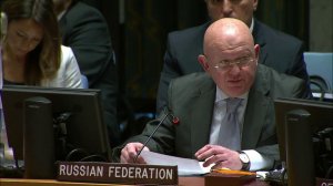 Amb. Nebenzia at the UNSC Meeting on the Middle East, including the Palestinian Question