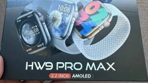 Обзор на смарт часы HW9 PRO MAX