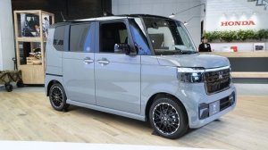 ( 4K ) Honda N-BOX Custom Turbo Coordinate Style : Gray / Black