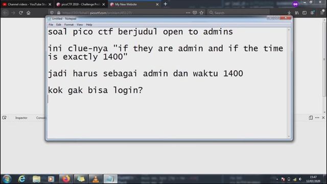 [Write Up CTF] PicoCTF 2019 - Open to admins | Web Security