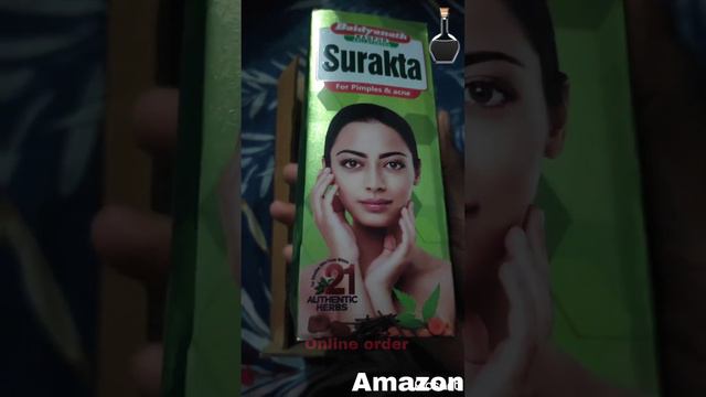 Baidyanath ASLI AYURVED SuraktaFor Pimples & acne30 ml Order  @AmazonInOfficial @Shivendra_Giri