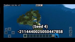 Minecraft PE 1.19.31 Best Survival Island Seed's Pocket Edition | Bedrock