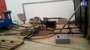 Станок для производства ячеек для яиц из мукулатуры с сушильной камерой