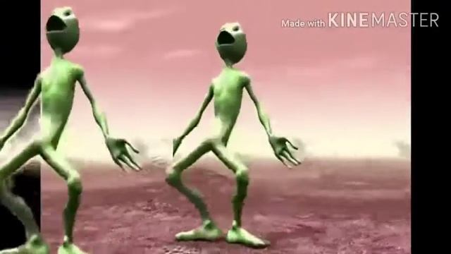 Green alien dancing / chicken song смотреть онлайн