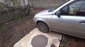 крышка для сливной ямы  без щебня своими руками