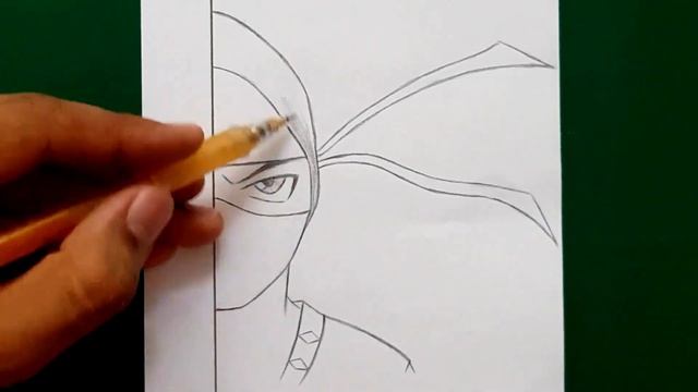 How to draw Ninja Anime | Ninja step by step | easy tutorial смотреть онлайн