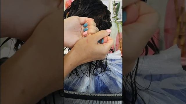 Холодная реконструкция волос. До и после