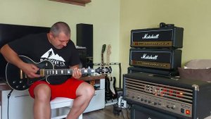 ENGL E650 Ritchie Blackmore in Marshall 1912 with Gibson Black Beauty 2004