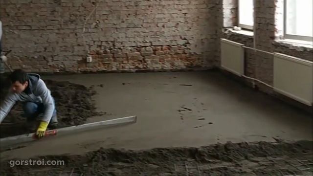 Комплексный ремонт квартиры на Фонтанке.  Устройство полусухой стяжки.  Часть 1. ГорСтрой