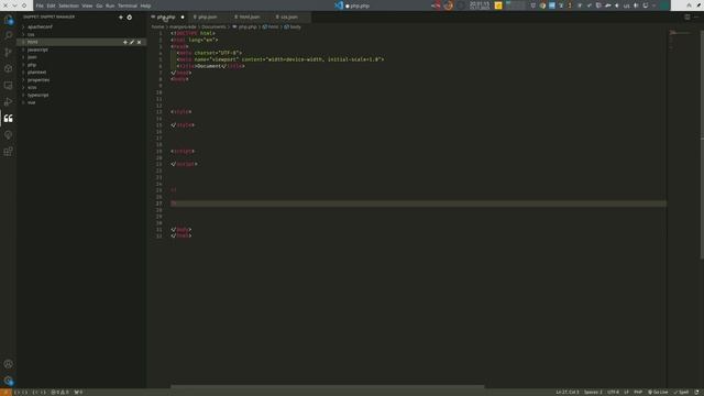 Как быстро и профессионально создавать сниппеты (snippets) в VSCode смотреть онлайн