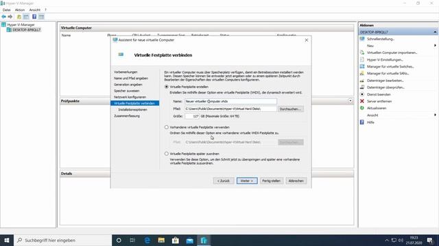Virtuellen Computer VM unter Windows 10 erstellen | Einstieg in den Hyper-V смотреть онлайн