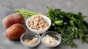 Котлеты из нута и картофеля