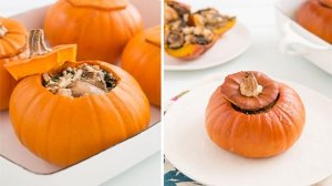 Запеченная тыква целая