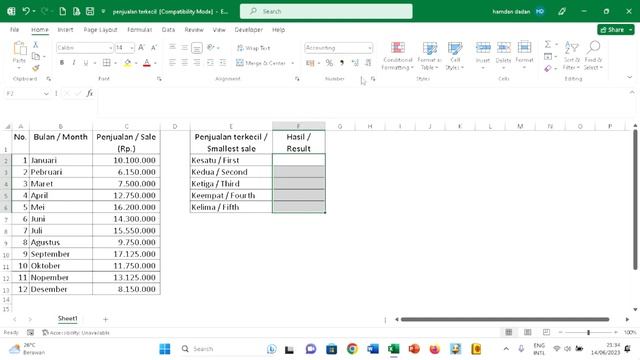 cara menggunakan rumus SMALL di excel смотреть онлайн