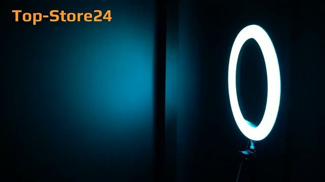Кольцевая RGB лампа 33 см MJ33 цветная светодиодная | Обзор