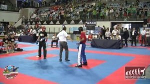 Petrosian Vrezh RUS v Colm Carroll IRL Junior WAKO World Championships 2014