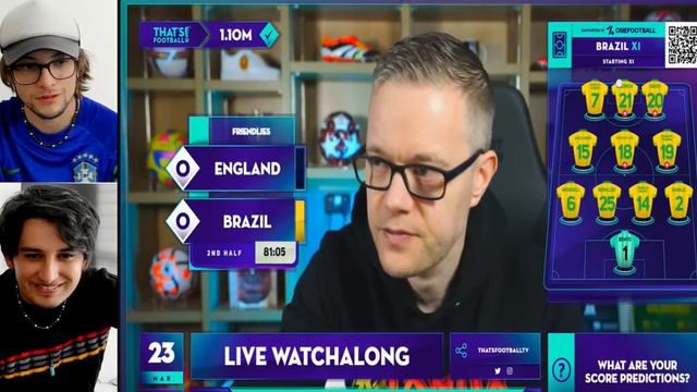 MELHORES REAÇÕES DOS INGLESES AO GOL DO ENDRICK NO INGLATERRA 0X1 BRASIL - A JÓIA DO PALMEIRAS смотреть онлайн