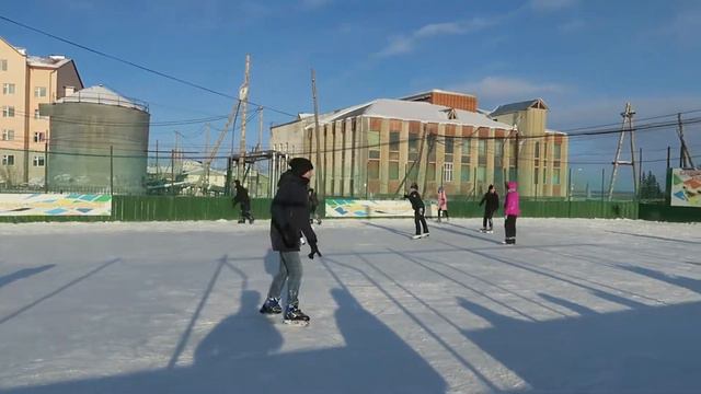 Школьный каток Покровской СОШ №2. 18.03.2018