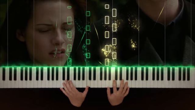 The Meadow - Twilight Saga New Moon - Alexandre Desplat - Piano Cover / Tutorial смотреть онлайн