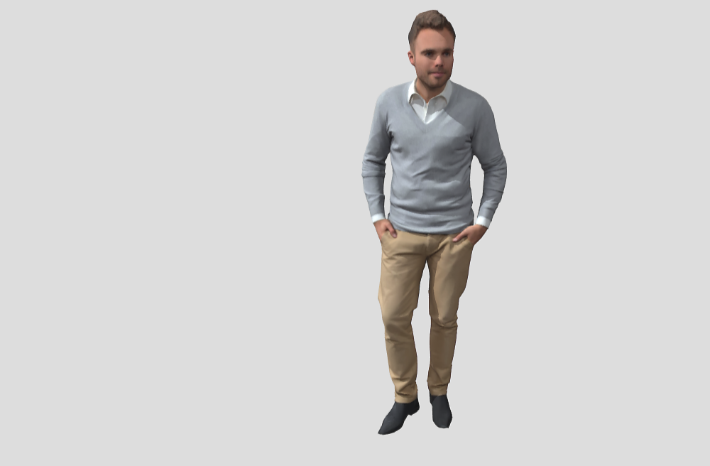 3D персонаж Делового человека