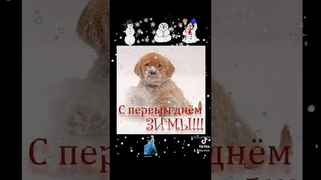 Поздравляю с первым днём зимы!!!