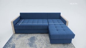 Обзор дизайна MOON FAMILY 125 (угловой диван с механизмом дельфин)