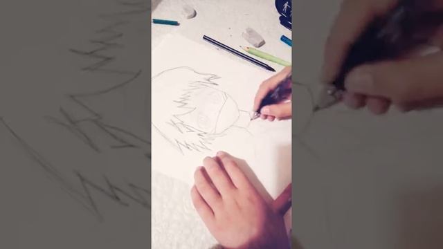 Как нарисовать  аниме парня :)