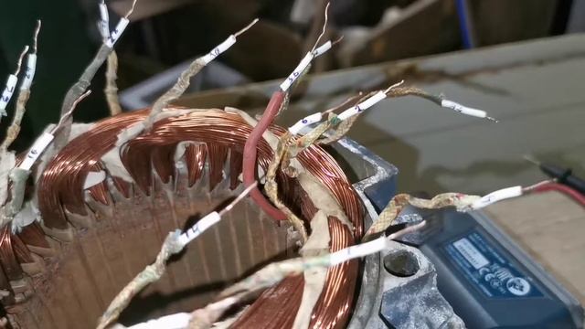 Обмотка двигателя. Ремонт и восстановление выводов 220/380В. Часть 1