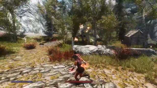 Skyrim: Vivian is a bad witch! :D смотреть онлайн