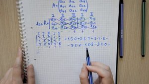 Самый простой способ вычислить определитель третьего порядка | Высшая математика