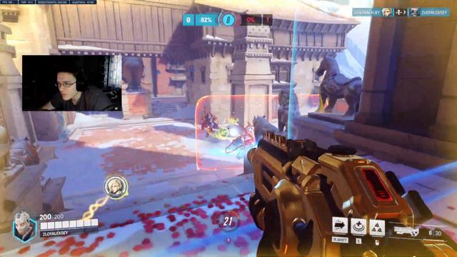 Нуб Против Бустера / Overwatch 2 Ranked / Солдат Против Эш Овервотч 2