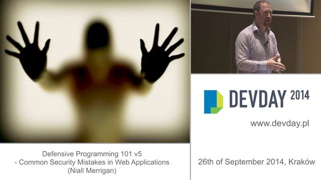 Niall Merrigan - Defensive Programming 101 v5: Common Security Mistakes in Web Applications