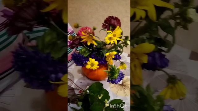 Поделка в садик. Осенний букет ( Ямуткова Н. А.) смотреть онлайн