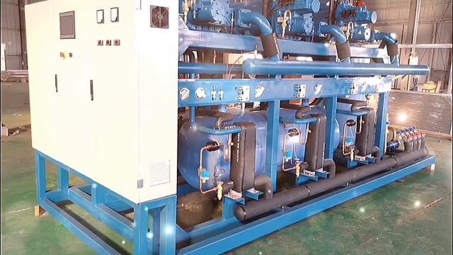 3-160 Frascold Screw compressor rack unit is ready to go #coldstorage #coldroom #slaughterline смотреть онлайн