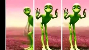 Зелёный человечек на разных скоростях 1 час