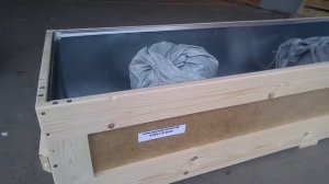 Краш-тест цинкового гроба с предварительной проверкой герметичности, часть 1 www.цинковыйгроб.рф