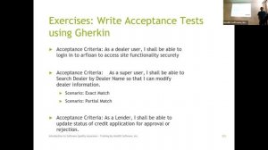 SQA/Testing Bootcamp - Cucumber Gherkin Acceptance Tests for Beginners