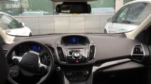Автоматическая парковка Ford Kuga, вид из салона