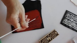 FREE Polymer Clay Tutorial - Carved Wooden Printing Blocks Polymer Clay Jewelry