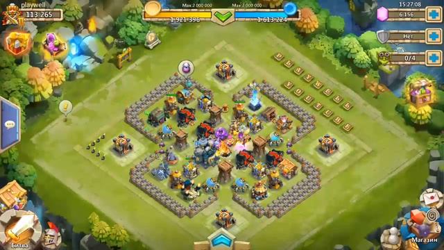 ЭТО НЕЧТО! НАШЕСТВИЕ ДРУИДОВ! КАЧАЕМ СИЛУ! БИТВА ЗАМКОВ / CASTLE CLASH смотреть онлайн