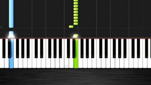 David Guetta - Hey Mama ft. Nicki Minaj - EASY Piano Tutorial by PlutaX - Synthesia