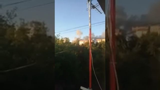 25 сентября 2019. Пожар Донецк