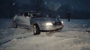 Audi A8 D2 Quattro Drift in the snow/ Ауди А8 Снежный дрифт