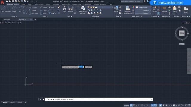 Kurs AutoCAD 2021 - #1 Pierwsze kroki i Linia смотреть онлайн