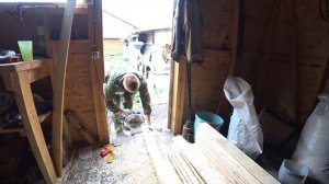 Строим забор Профильная труба и дюймовка доска Часть 1