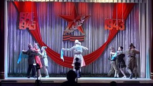 танец _Синий платочек_ - ансамбль танца _Белая птица_ - рук. Корнев А. В.