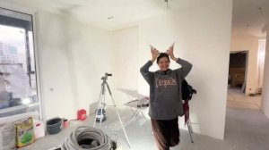 Процесс создания гипсового рельефа на стене/влог художника/барельеф на стене