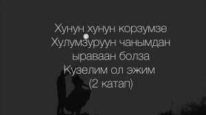 Караоке «Ай чырыынга» Мерген Куулар